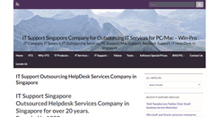 Desktop Screenshot of it-support-singapore.com